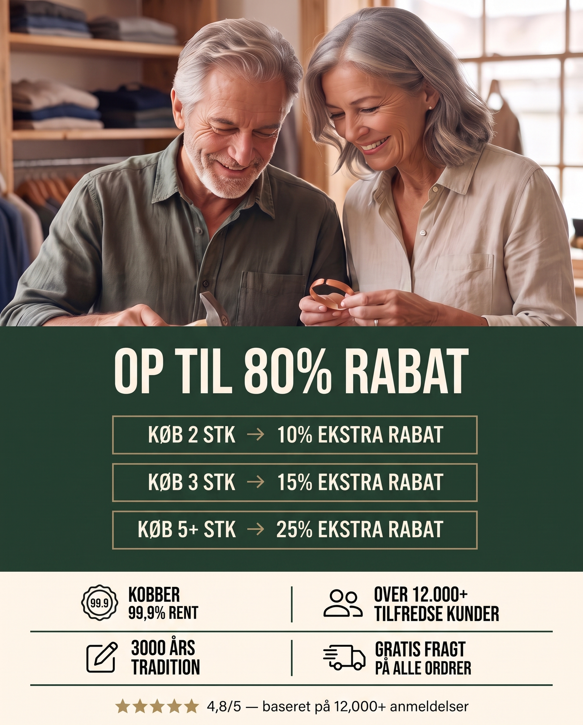 Halskæder i kobber