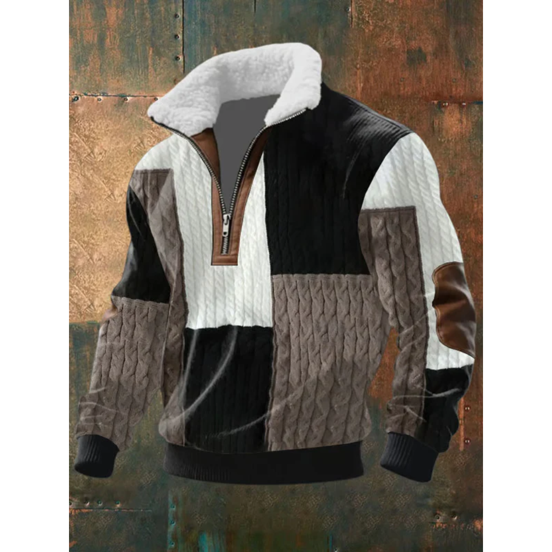 MILIANIA | Fleece-Pullover med høj krave