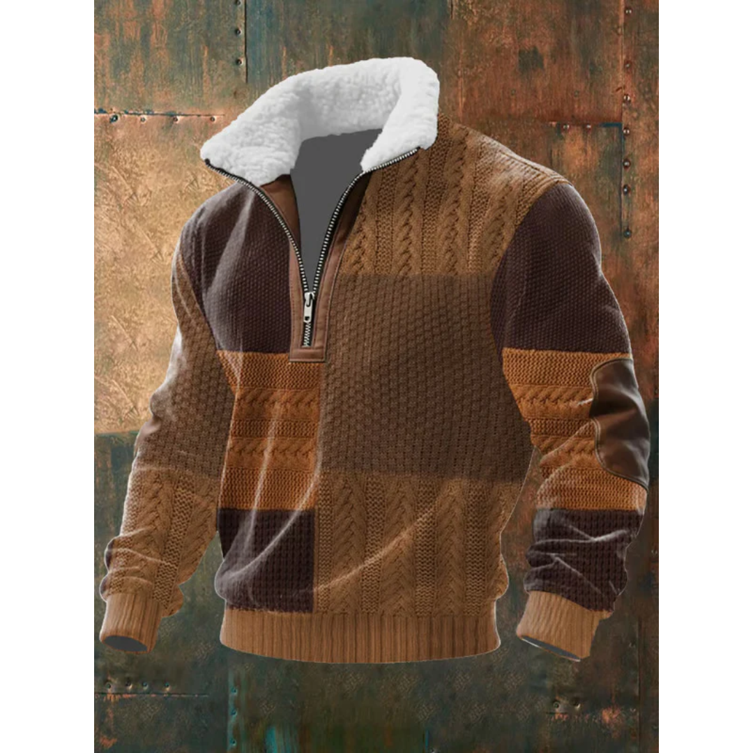 MILIANIA | Fleece-Pullover med høj krave