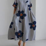 Sommerkjole med blomster Raffa