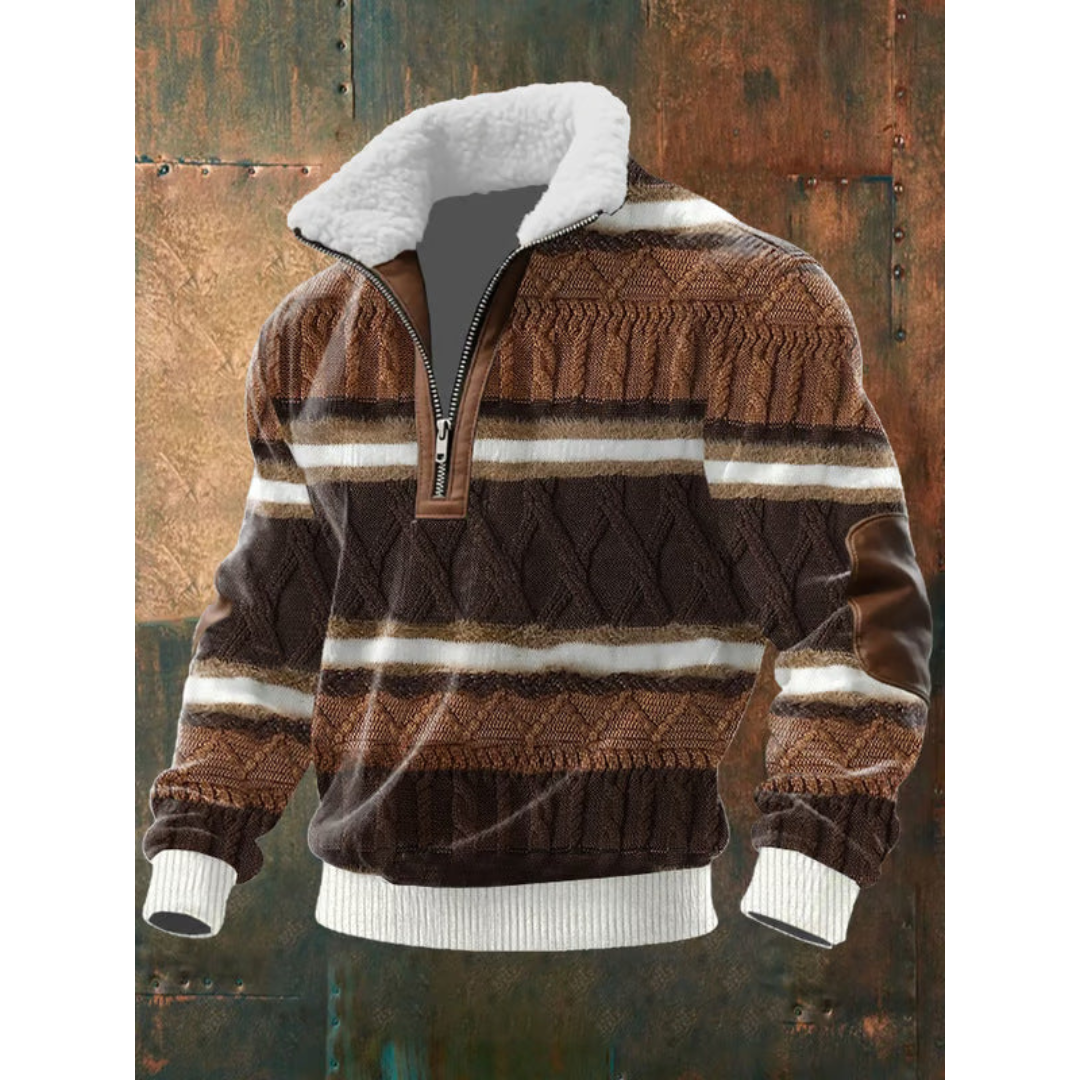 MILIANIA | Fleece-Pullover med høj krave