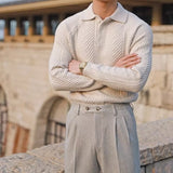 ASAN Strikket Polo Sweater