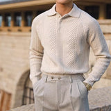 ASAN Strikket Polo Sweater