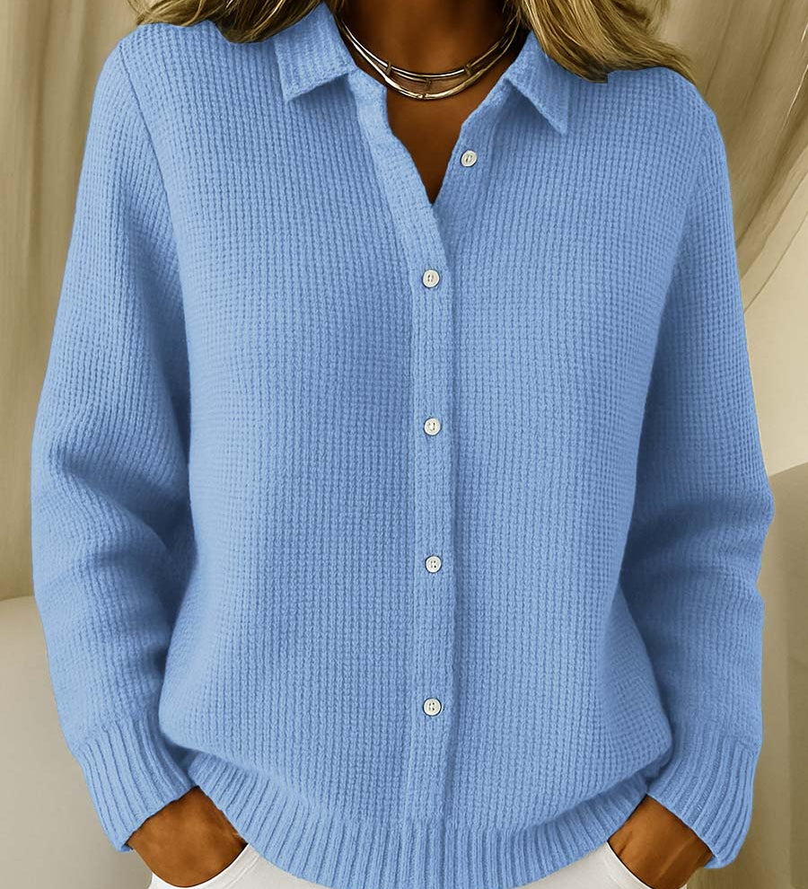 Katrina | Strikket Cardigan med Struktur