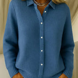 Katrina | Strikket Cardigan med Struktur
