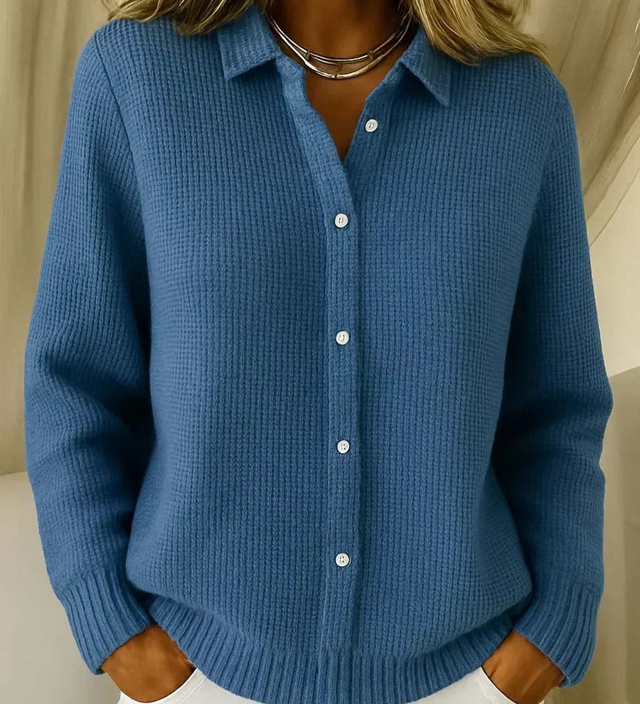 Katrina | Strikket Cardigan med Struktur