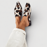 Maria | Komfortable mokkasiner med cowprint