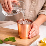 Gizella Budapest 350 ml Ribbede Kobber Glas