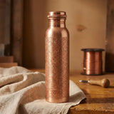 Gizella Budapest 950 ml Graveret Kobber Vandflaske