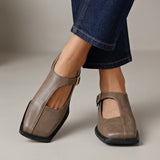 Elspeth | T-Strap Flade Sko