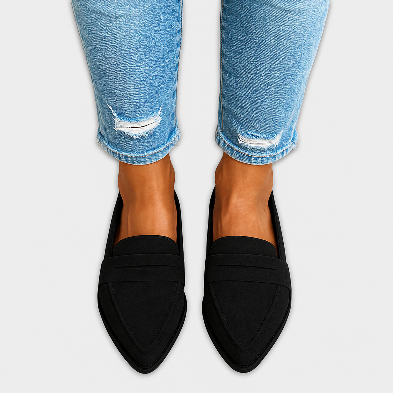 Nadia | Mokkasiner med mat finish