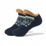 CozySocks™ – Antiskrid Strømper i Nordisk Strik med Fleece-for