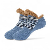CozySocks™ – Antiskrid Strømper i Nordisk Strik med Fleece-for