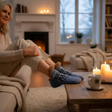 CozySocks™ – Antiskrid Strømper i Nordisk Strik med Fleece-for