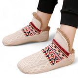 CozySocks™ – Antiskrid Strømper i Nordisk Strik med Fleece-for